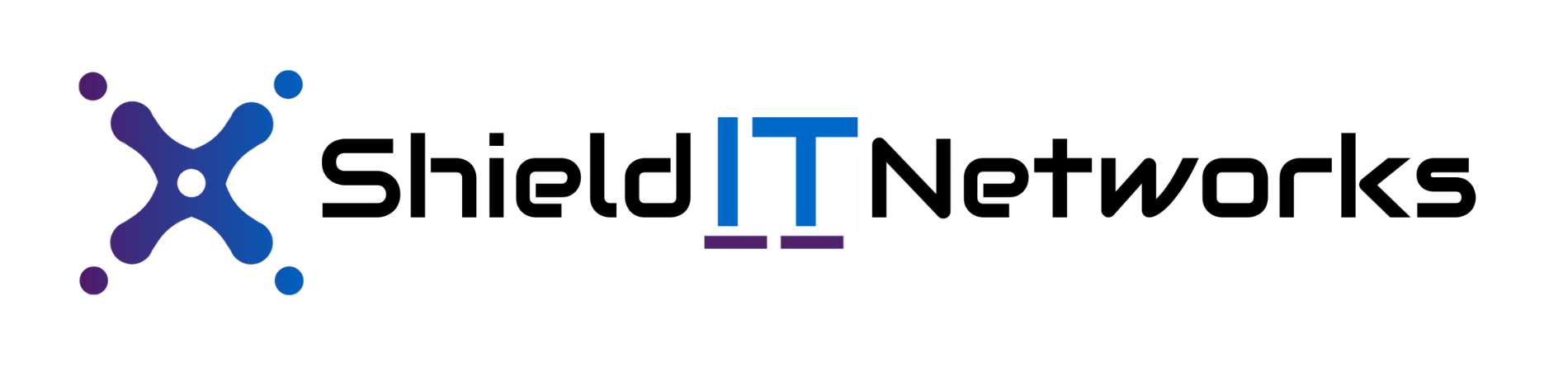 Shield IT Networks Logo (For light backgrounds) - exhibiting
